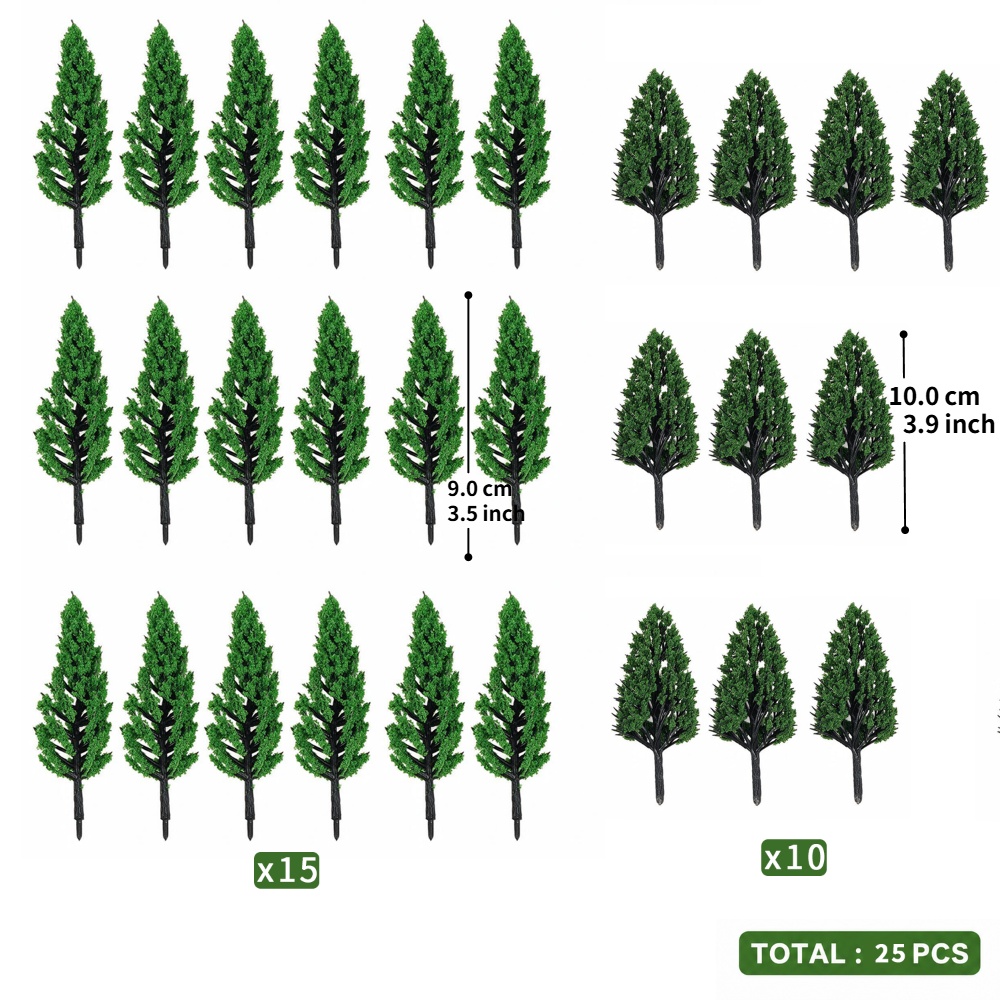 Bonsai Garden Layout - Miniature Model Trees Realistic Artificial Tree