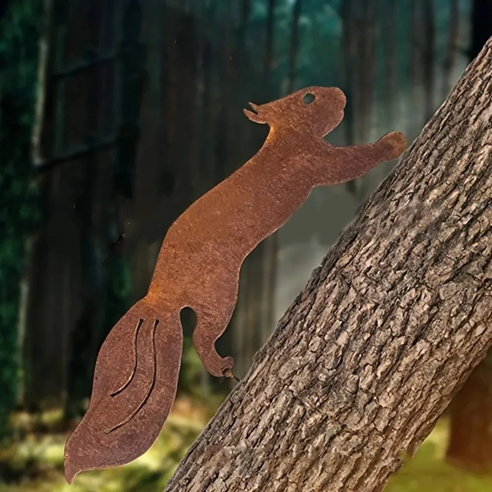 Creative Metal Squirrel Silhou - đánh giá và giá Bonsai Garden Tree