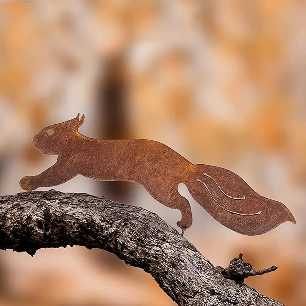 Creative Metal Squirrel Silhou - đánh giá và giá Bonsai Garden Tree