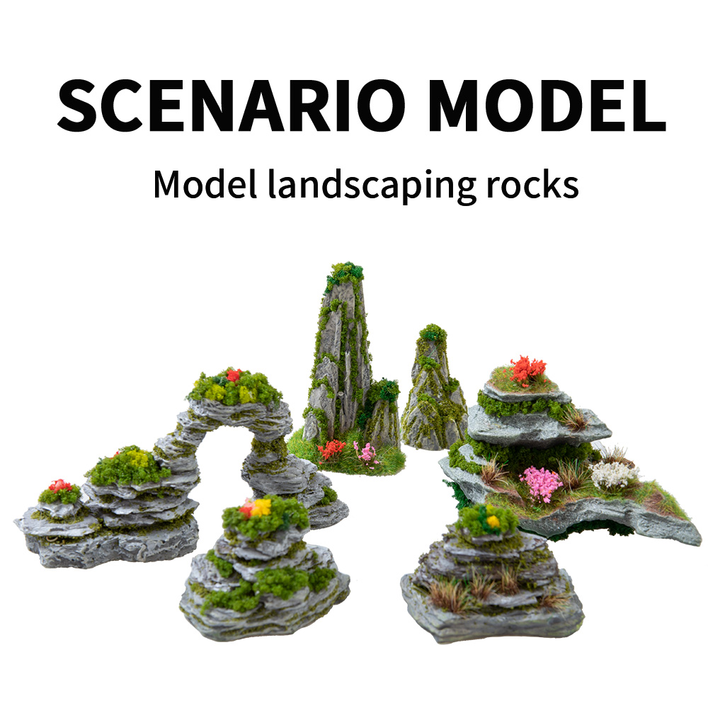 Diy Model Making Miniature Roc - đánh giá và giá Bonsai Garden Layout