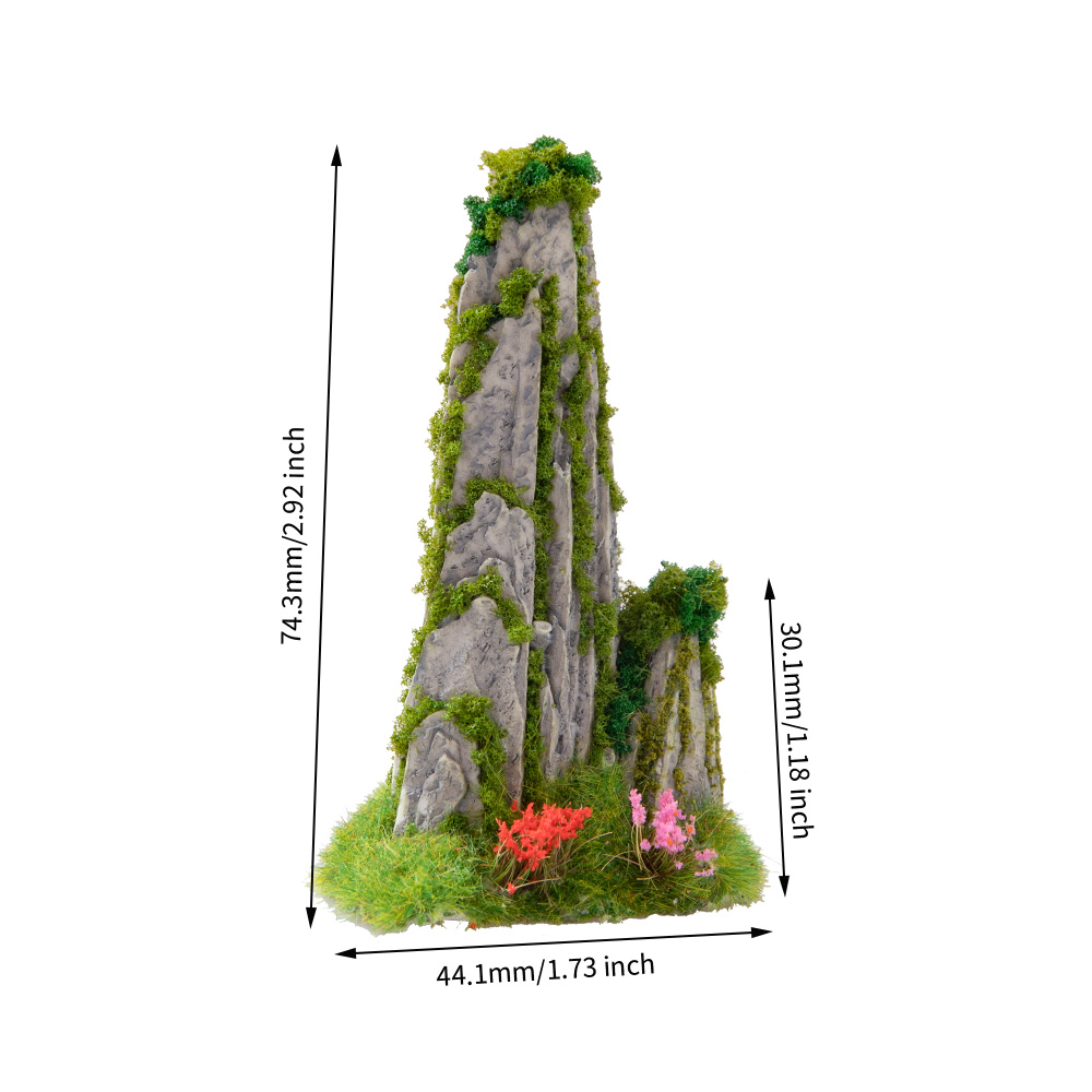 Diy Model Making Miniature Roc - đánh giá và giá Bonsai Garden Layout